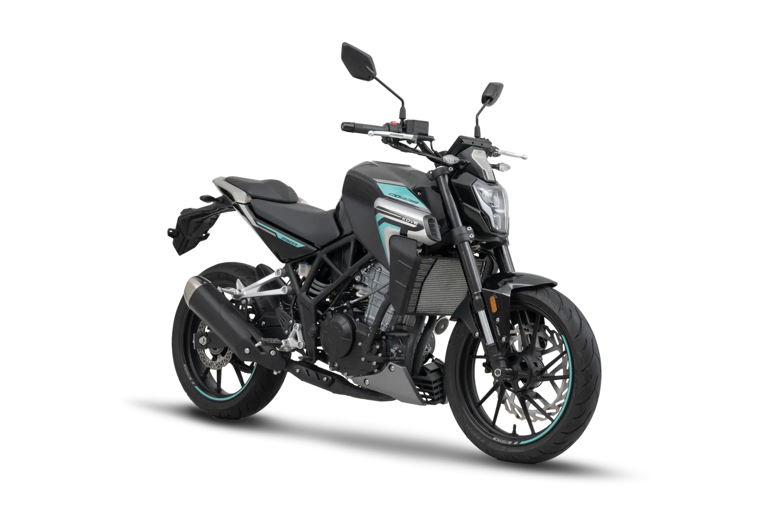 Kove 250R, front three-quarter view