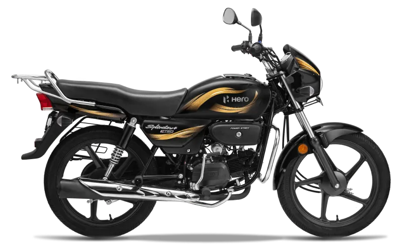 Hero Splendor Plus XTEC, front three-quarter view