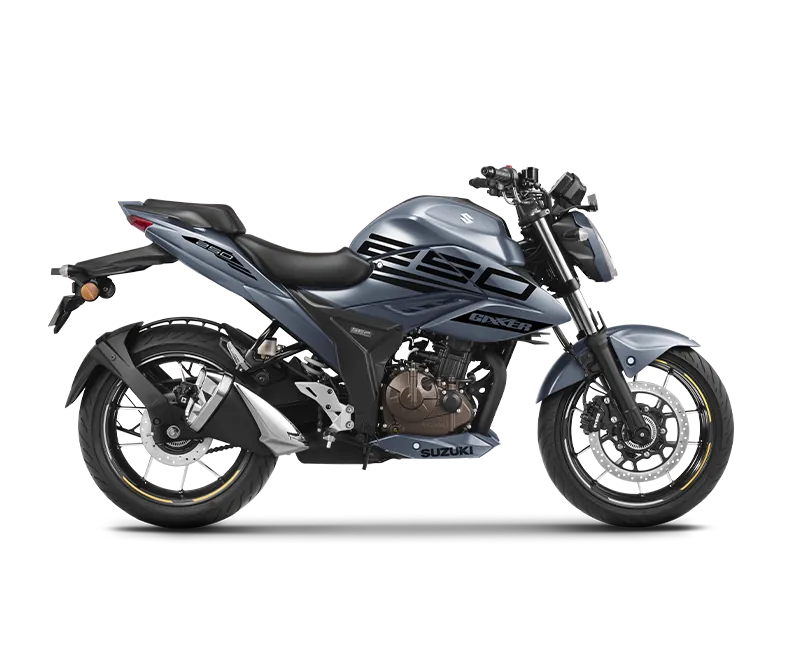 Suzuki Gixxer 250, front three-quarter view