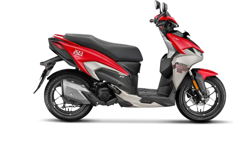 Hero Xoom 125R FI, front three-quarter view