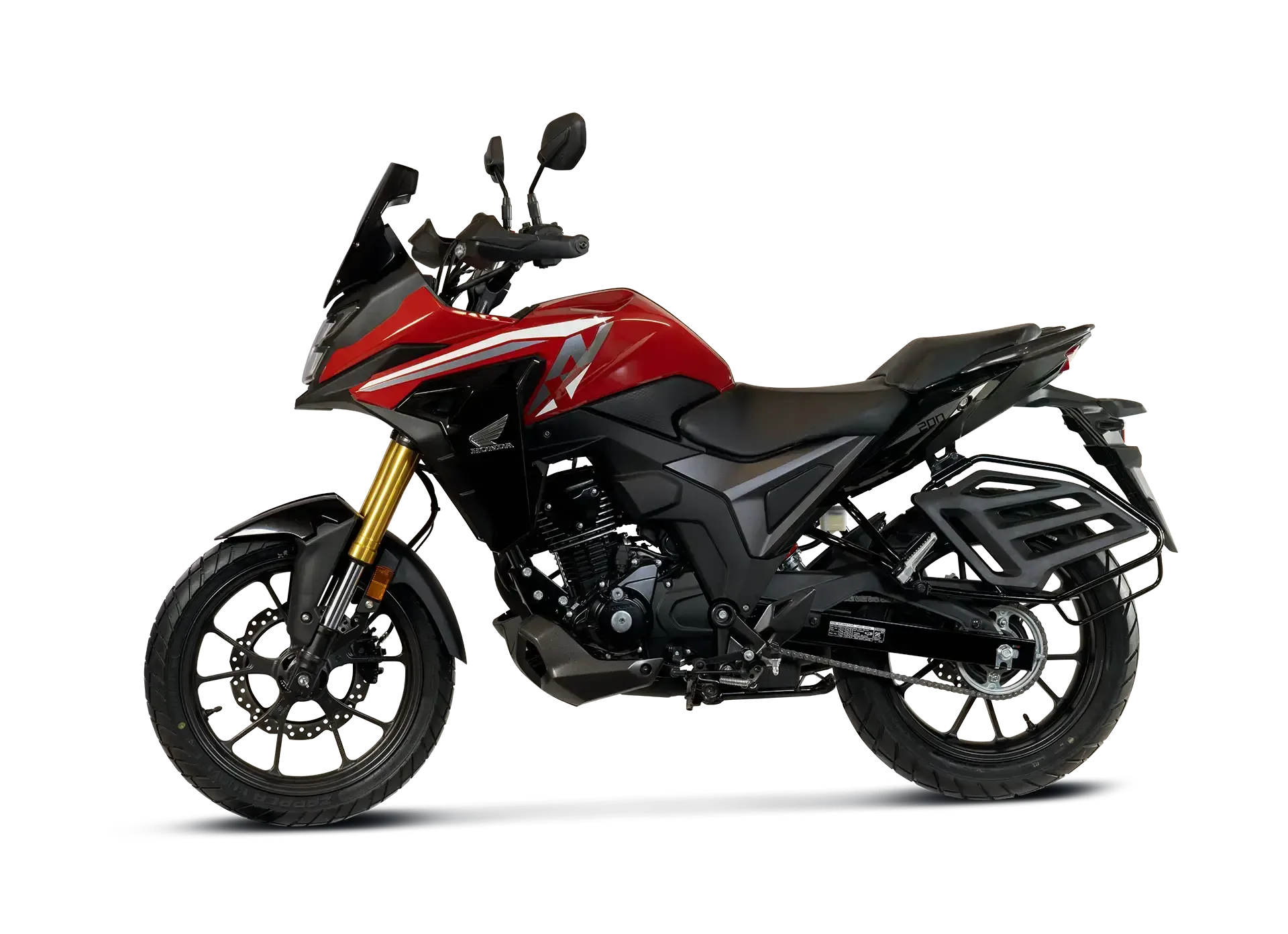 Honda NX200, front three-quarter view