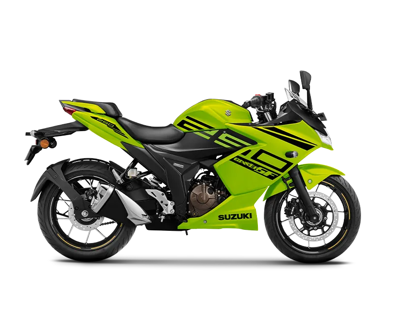 Suzuki Gixxer SF 250, front three-quarter view