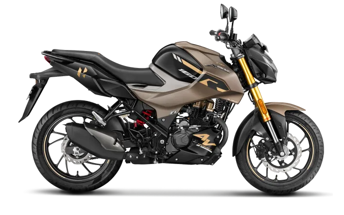 Hero Xtreme 160R 4V, front three-quarter view