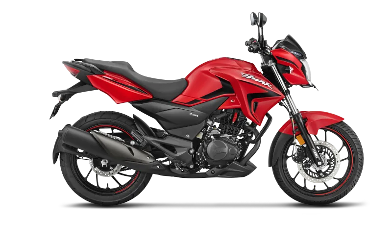 Hero Hunk 150R, front three-quarter view