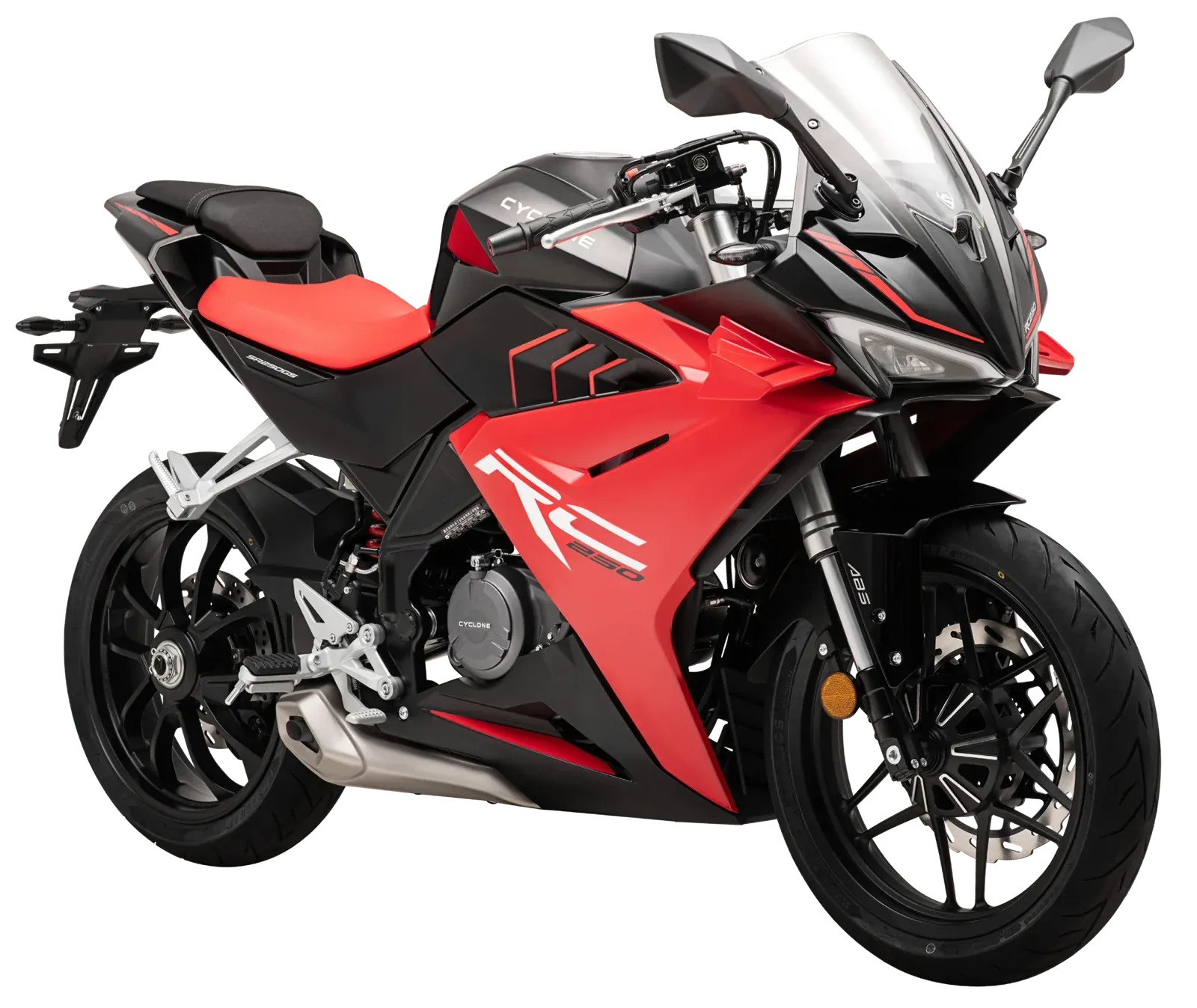 Zonsen Cyclone Rc 250, front three-quarter view